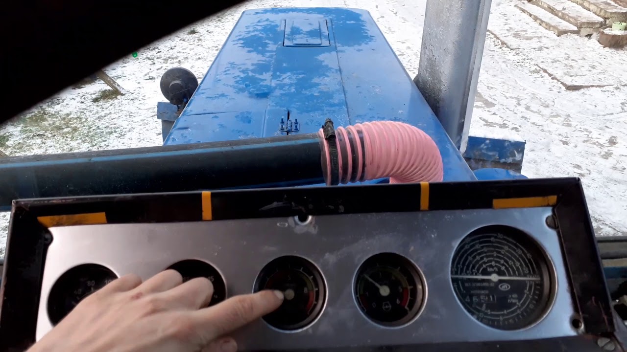 Мтз запуск двигателя