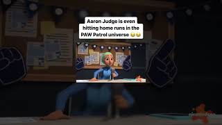 Aaron Judge hitting homers in his PAW Patrol spin-off ep is the content you didn't know you needed 😂