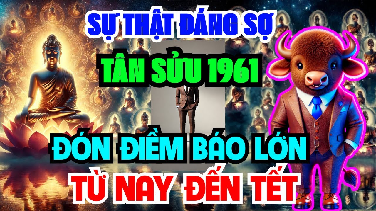 Chấn Động Chắc Chắn 9 Điều Này Xảy Ra Với Tân Sửu 1961 Từ Nay Đến Tết Âm Lịch! Bỏ qua Lỡ Cả Đời.