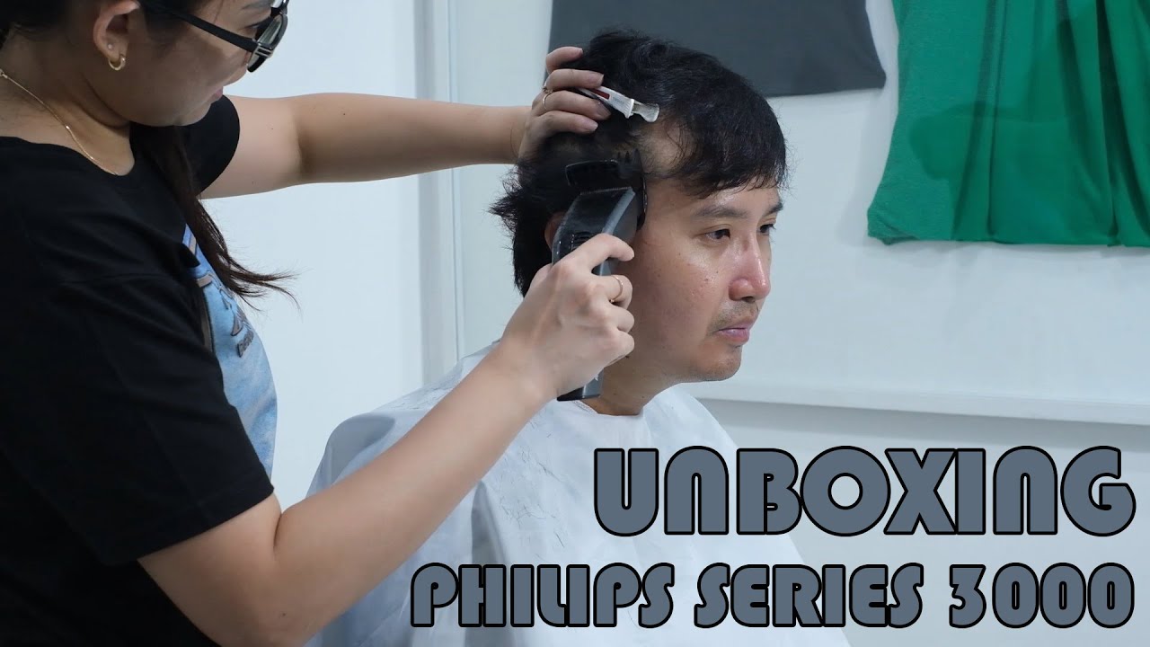UNBOXING PHILIPS SERIES 3000. POTONG RAMBUT MODEL MUSHROOM ALA KOREA SAAT PANDEMI!!