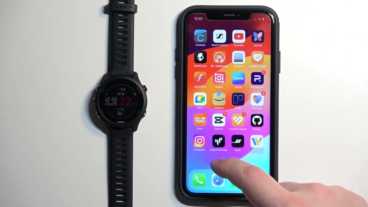 How to Unpair Garmin Forerunner 255S Music from iPhone