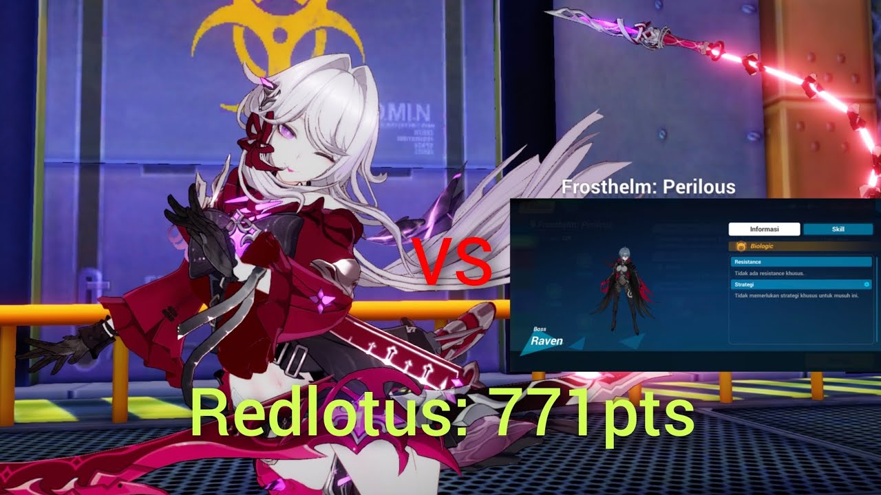 [HI3] EX abyss:"D486"(Redlotus) VS Raven (Ice) | 771pts