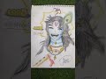 Krishna Drawing #shantakarambhujagashayanam #mantra   #tranding #viralvideo #krishna #coloring