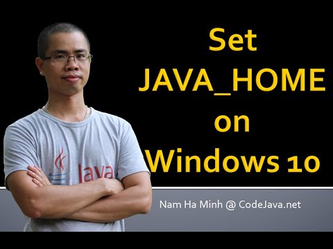 How to Set JAVA_HOME Environment Variable on Windows 10