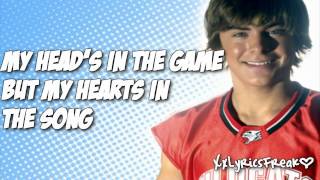 High School Musical 1 - Get'cha Head In The Game  (With Lyrics)