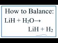 Balancing Chemical Equations