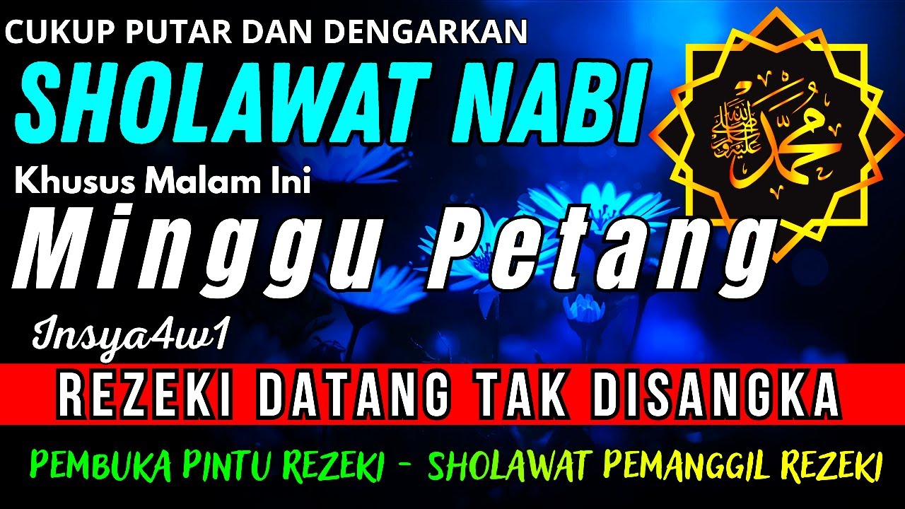 SHOLAWAT PENARIK REZEKI PALING DAHSYAT,Sholawat Nabi Muhammad SAW,SALAWAT JIBRIL PALING MERDU sekali