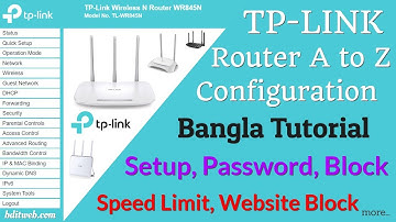 Tp Link Router A to Z Configuration | How to Setup TP-LINK Bangla Tutorial