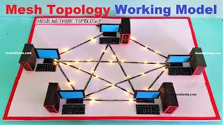 mesh topology computer networking working model for science project exhibition - diy | howtofunda