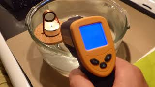 Candle Heat Powered Copper Floating Spinning Top