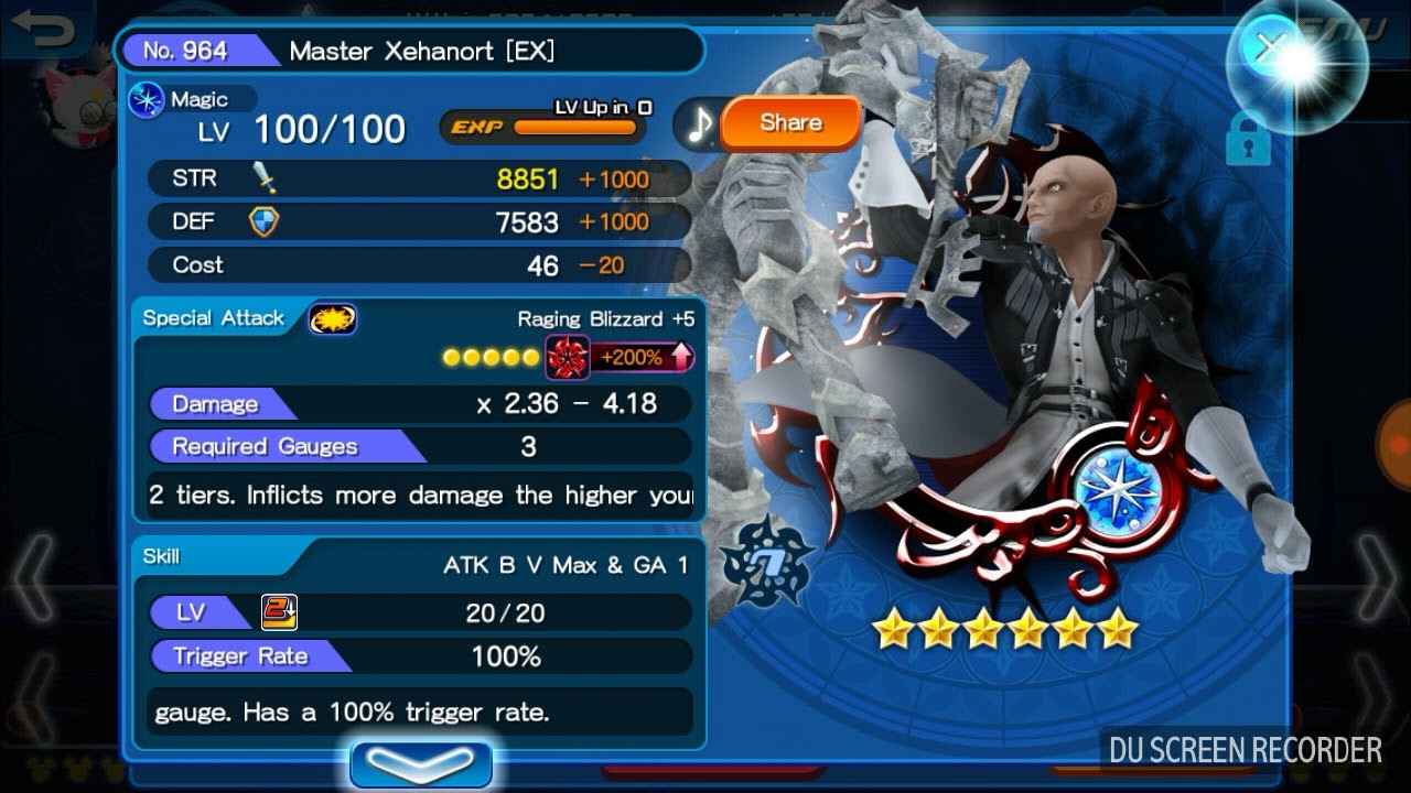 KHUX help me max out Master Xehanort