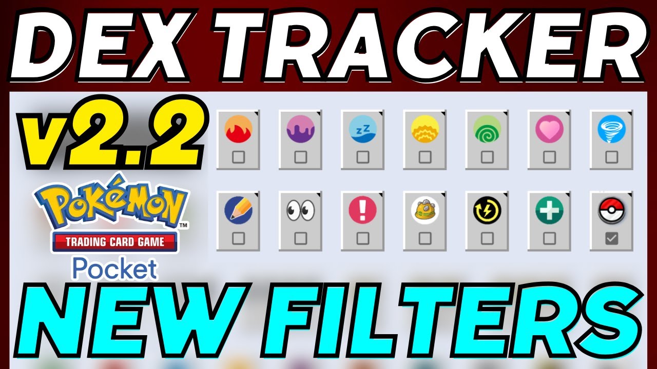 Dex Tracker v2.2 Meta Deck Building Filters #pokemontcgpocket Dex Tracker v2.2 Meta Deck Building Filters #pokemontcgpocket