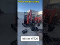 If you're looking for a flexible mini excavator, the YFE20 is definitely worth considering!