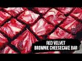 RED VELVET BROWNIE CHEESECAKE BAR | (020)