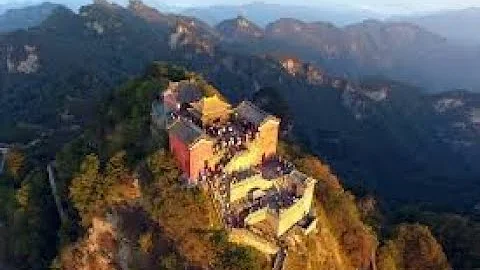 Wudang Mountains - Golden Top - Bird View - Drone Footage - DayDayNews