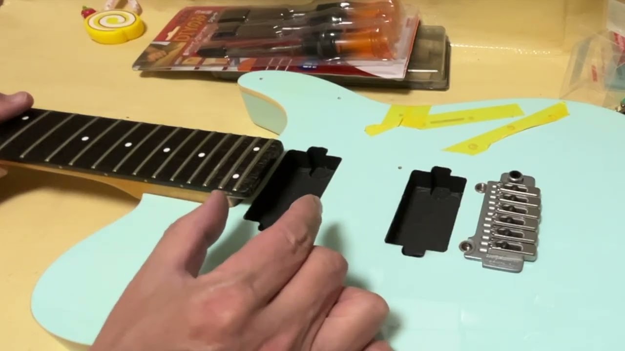 テレキャスターのボディを入手したので改造組み立てしようと思う❸トラスロッドに気をつけろ！