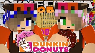 Minecraft Jobs-Little Carly Adventures-WORKING IN DUNKIN DONUTS Kelly