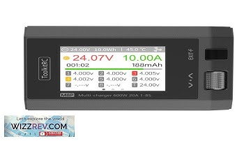 ToolkitRC M8P 600W 20A Multi-function DC Balance Charger for 1-8S XT60 Lipo Review