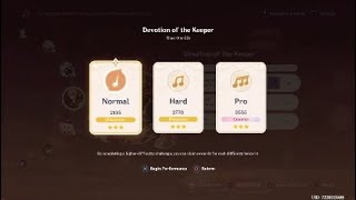 (Canorus) Devotion of the Keeper - Genshin Impact, Pro difficulty
