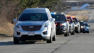 Milwaukee police officer Peter Jerving's funeral