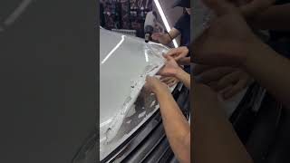 The Car’s Paint Peeled Off When the Film Was Removed—How Is That Possible? #mechanic #tools