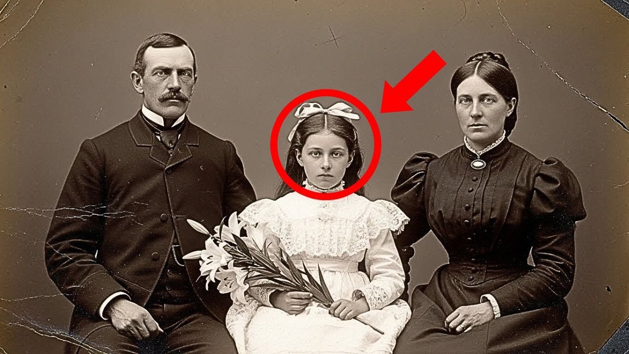 This 1901 studio portrait looks normal — until experts zoomed in on the child's eyes