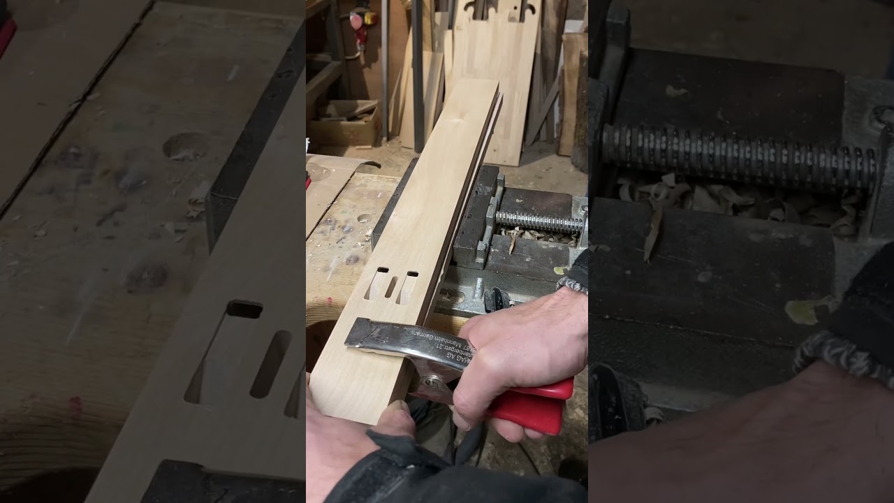 Making Native American style double flute part 1 