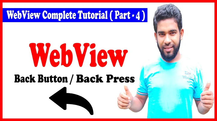 webview back button android studio | webview back press android bangla