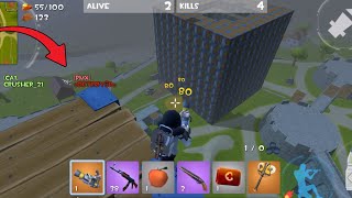 I Built A Massive Cube In A Real Rocket Royale Game!! 😱