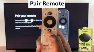 How To Pair Remote To Onn Google TV Streamer