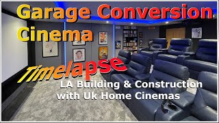 Garage Conversion Home Cinema Timelapse