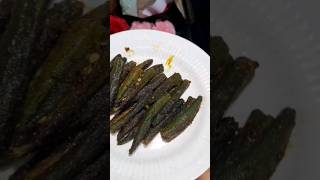 crispy Bhindi | Fry bhindi | #viralrecipe #shortsfeed #lunchboxideas #tasty