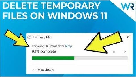 how to delete temp files on Windows 11 and 10 part 2 2024