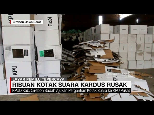 Waduh! Ribuan Kotak Suara Kardus Rusak class=