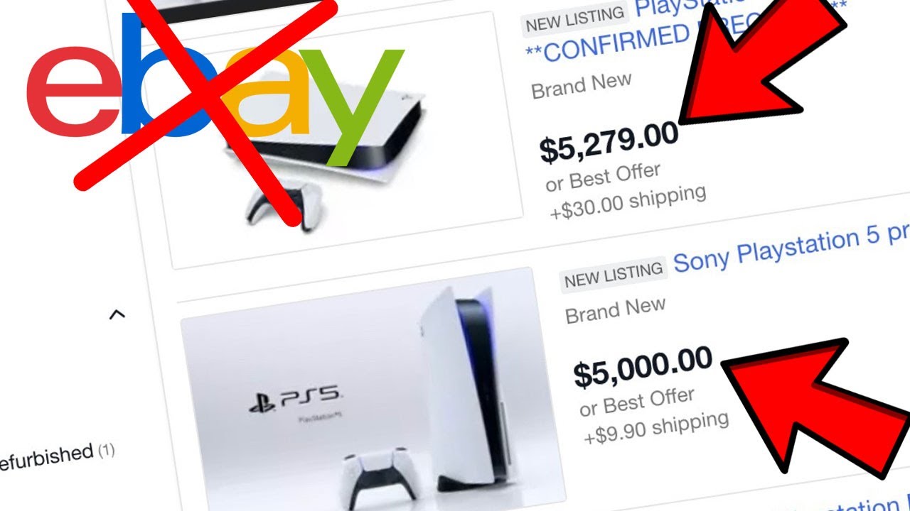 PlayStation 5’s Are Selling For Thousands on EBay! Do not Buy Them