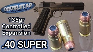 40 SUPER Ammo Test Series: #6 DoubleTap 135gr Controlled Expansion 5 1911