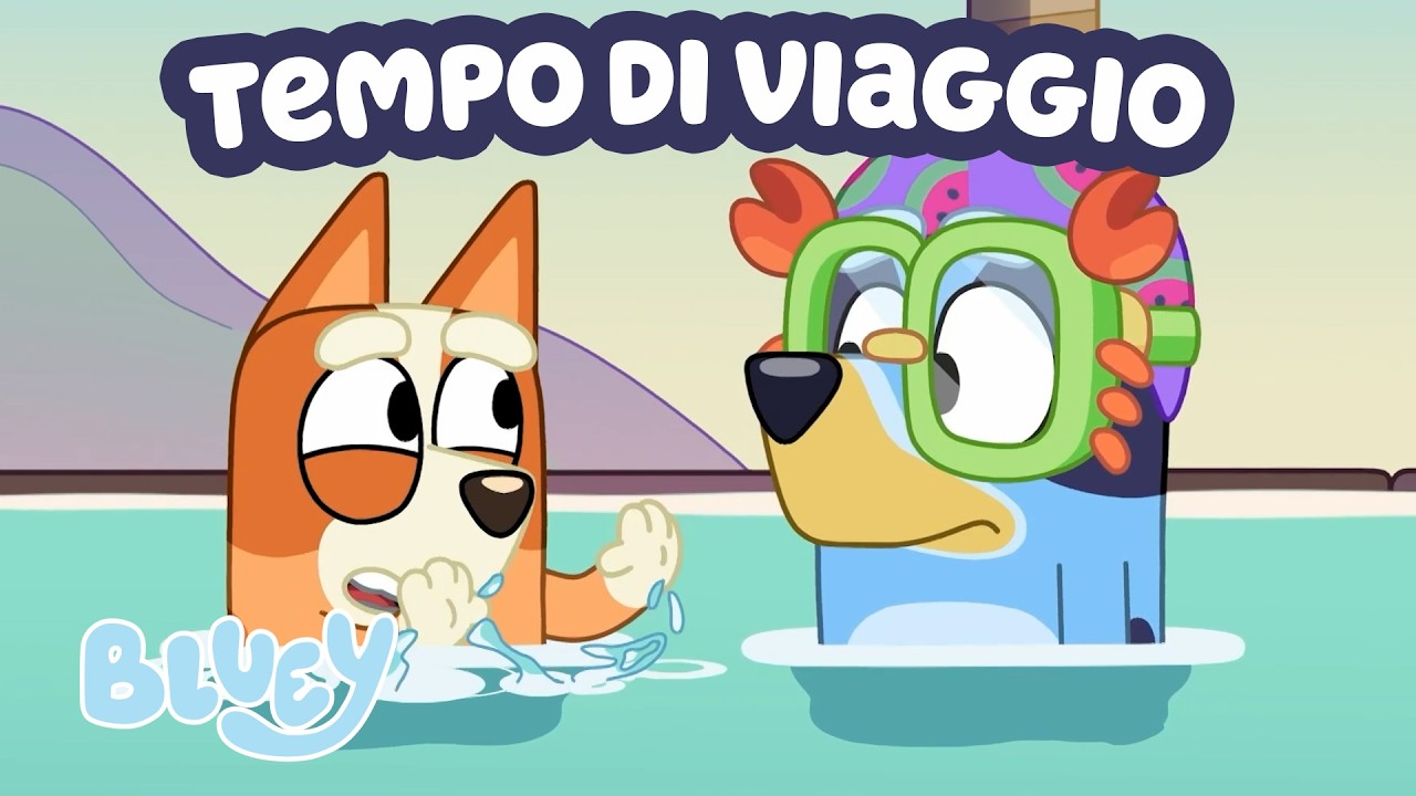 Avventure in vacanza con Bluey! ☀️💙 | Alla scoperta dei luoghi! 🗺️ | Bluey Italiano Canale Ufficiale
