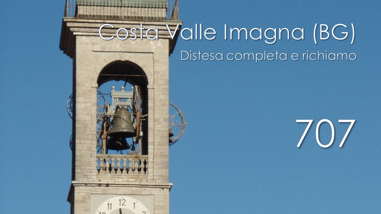 Le campane di Costa Valle Imagna (BG) - Distesa a 8 e richiamo