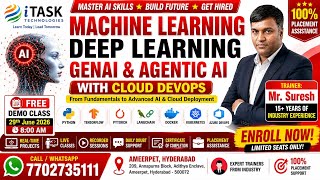 🚀 Machine Learning, Deep Learning, GenAI & Agentic AI with Cloud DevOps | Complete AI Course 2026 