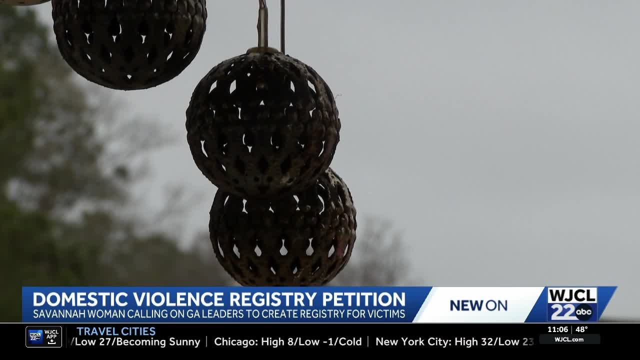 Savannah survivor urges Georgia domestic violence registry