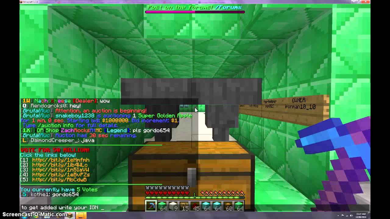 get added to my plot-mine for free op prison