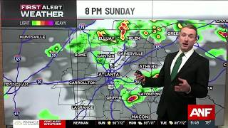 First Alert Forecast: Daily storm chances stick around into the week