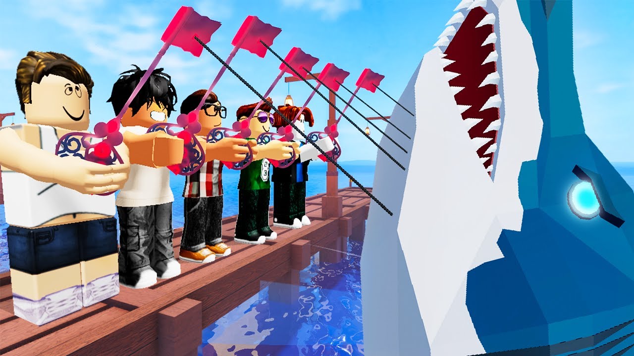 10 Pro Fisch players fight for $10,000 Robux - YouTube