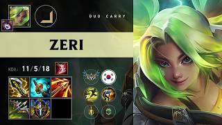 Zeri ADC vs Lucian (T1 Eclipse) - KR Challenger Patch 26.18