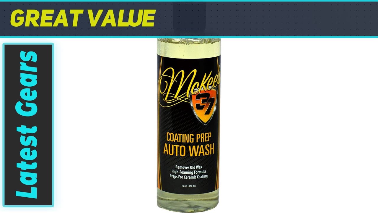 McKee's 37 MK37-290 Coating Prep Auto Wash: The Ultimate Clean Slate for Your Car!