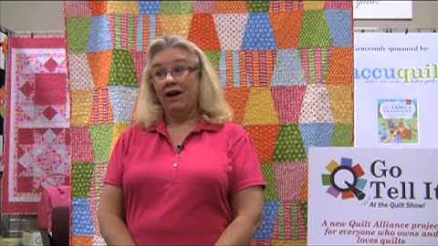 Go Tell It at the Quilt Show! interview with Betsy Harmsen