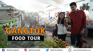 GANGTOK Food Tour - ORGANIC Vegetable Market Tour + HUGE Himalayan Breakfast + BIHARI Aloo Chura