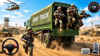 🌲Us Army Truck Cargo Driving 3D Simulator | Army Truck Driving Game 2026 | Army Cargo Truck games  screenshot 4