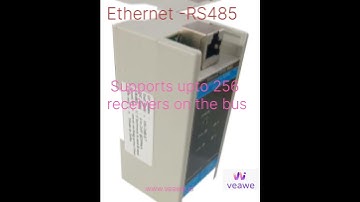RS485 to Ethernet Converter / Modbus TCP to RTU RS485 #veawe #industrialautomation #shorts #rs485
