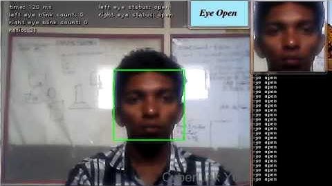 Eye Blink Detection Using Python and OpenCV